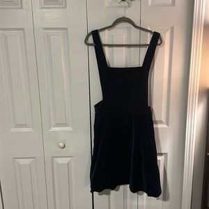 ModCloth Teal Overall Suspender Skirt